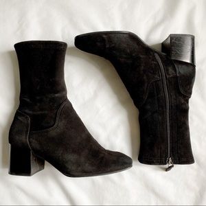 Aquatalia Black Suede Boots